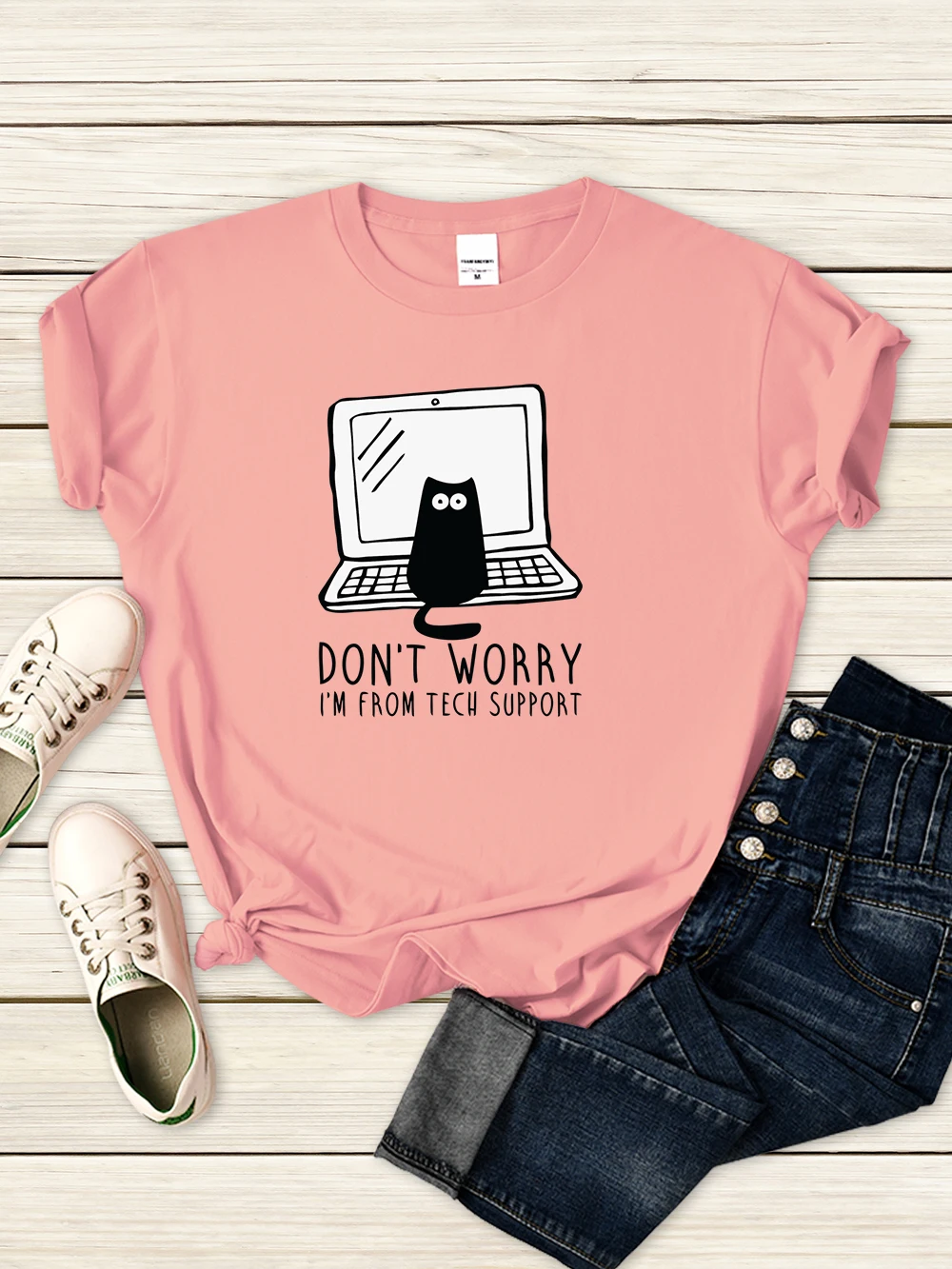 Женская футболка с коротким рукавом, в стиле Харадзюку