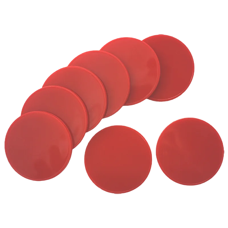 100 шт. пластиковые счетные чипы диаметром 40 мм