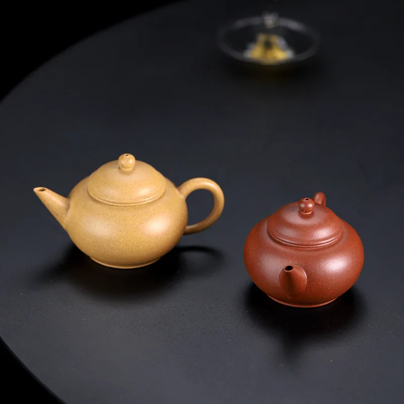 

Yixing Purple Clay Pot Segment Mud Descending Slope Mud Level150cc Chaoshan Simple Practical Kung Fu Tea Set Small Capacity Teap