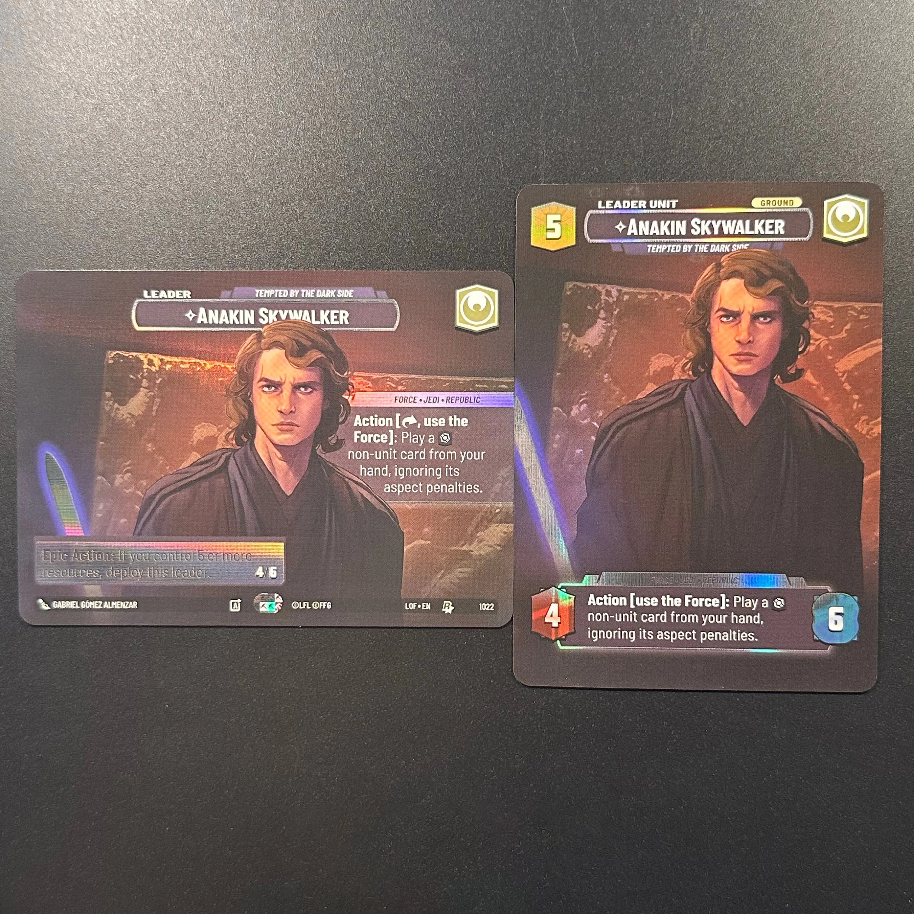 SWUDB DIY карты Прокси-карты 18 шт.пучок Legends of the Force (LOF) Витрина из фольги Kylo Ren Anakin Skywalker Collection Card (art.: 3920d2a264cfc) - 3920d2a264cfc