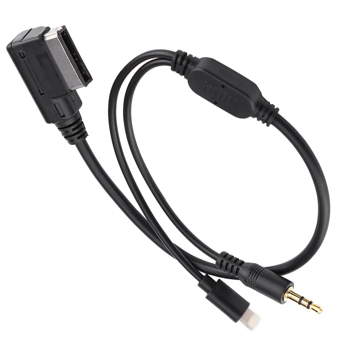 

Car AMI MDI MMI 3.5mm MP3 Auxiliary Adapter Cable For iPod iPhone 5 6 For Audi A3 A8 Q5 For VW