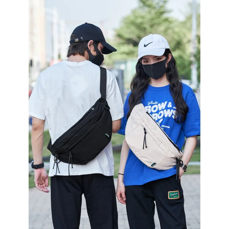 

Trendy Fashion Men's Versatile Casual Waist Chest Bag Oversized Fanny Pack Women's Large Capacity Crossbody Messenger Bag