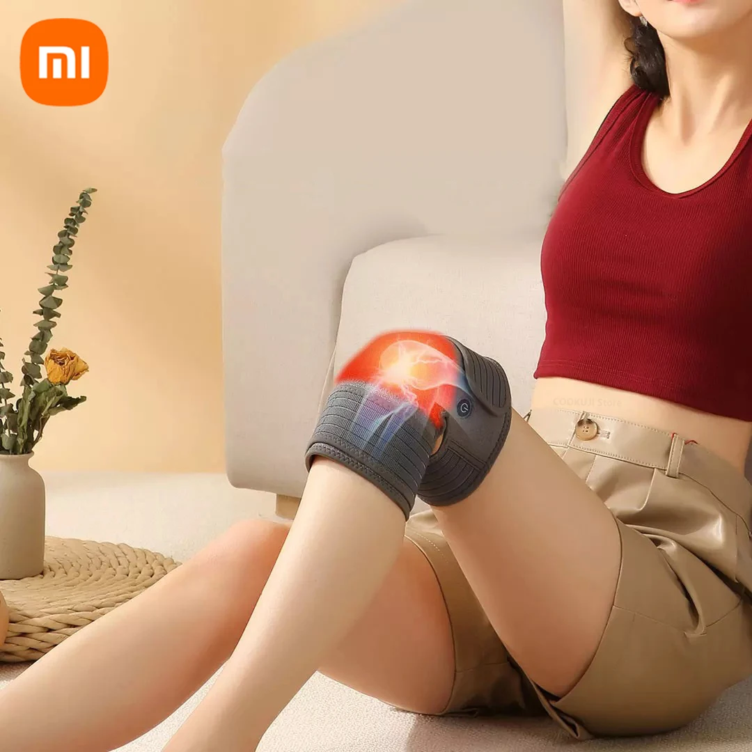 

Xiaomi Youpin Heating Knee Pads Brace Support Pad Graphene Far-infrared Thermal Compress Knee Massager for Arthritis Pain Relief