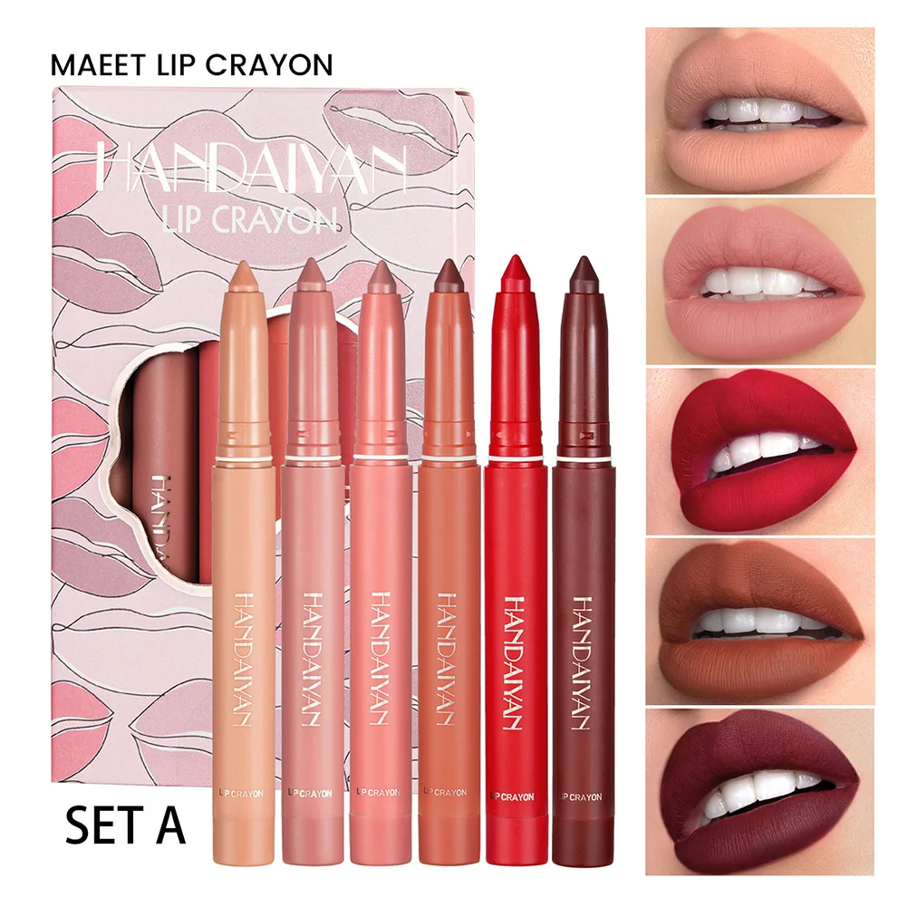 

Matte Lip Liner Pencil 12 Colors Lipstick Pen Waterproof Long-Lasting High Pigmented Lip Gloss Pen Lip Liner Contour Makeup Tool