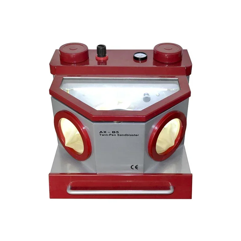 Aixin AX-B5 Twin Pen Sandblaster Lab Sandblast Machine