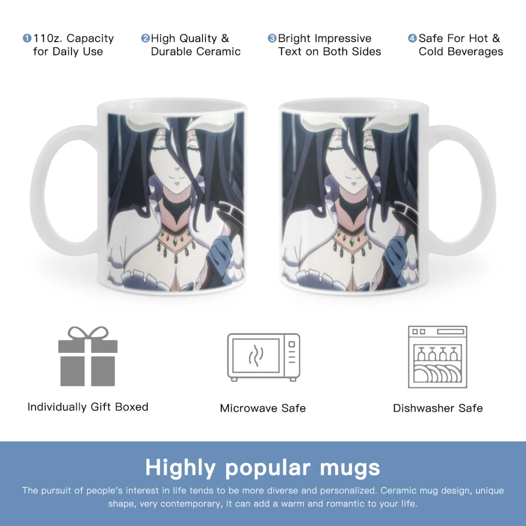 Винтажные керамические кружки Albedo Overlord кофейные чашки чашка для молока и чая