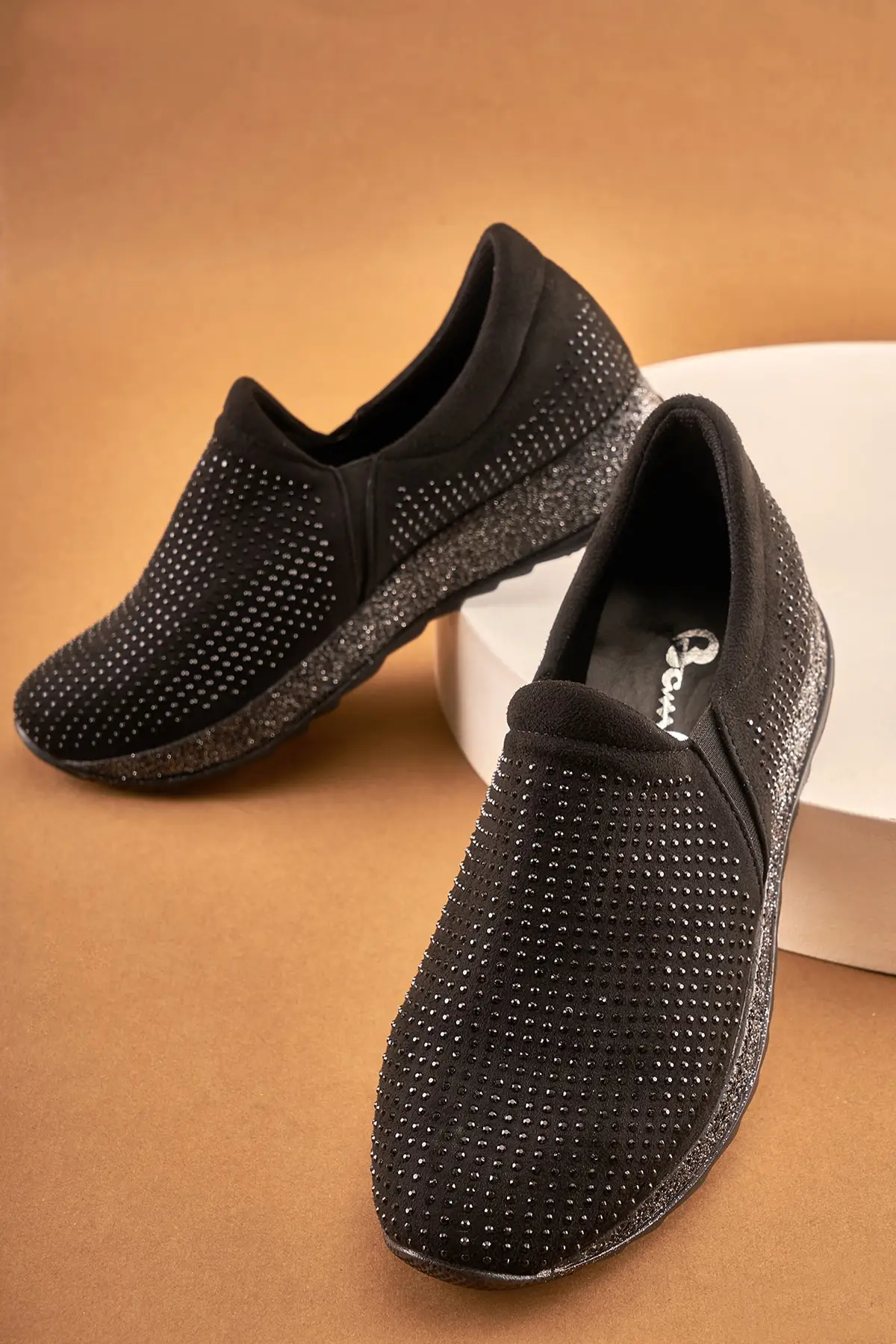 

Кроссовки женские с вулканизированной подошвой, Классическая дышащая обувь для бега, повседневные легкие спортивные, черные