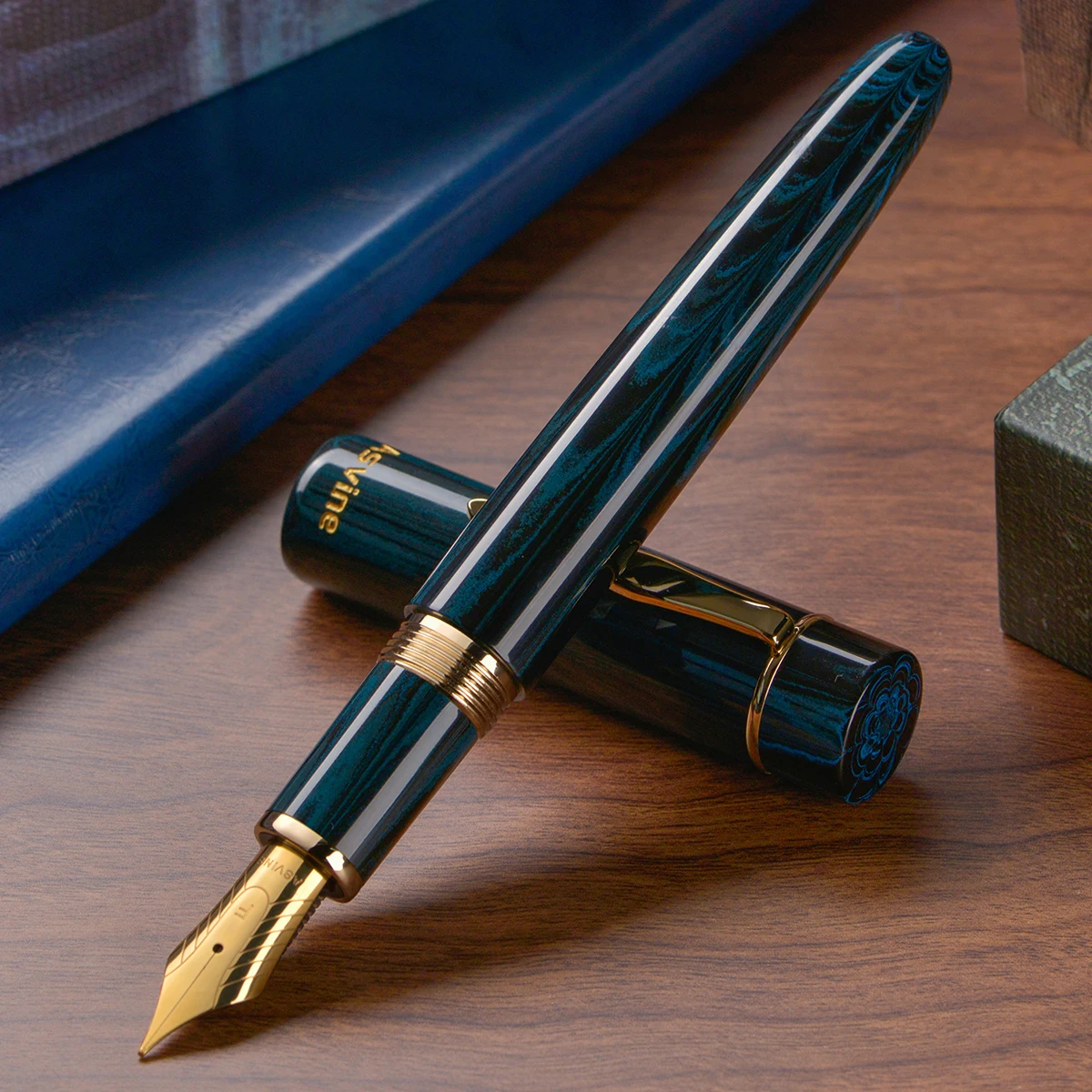 

Перьевая ручка Asvine C2000 Ebonite NO.8