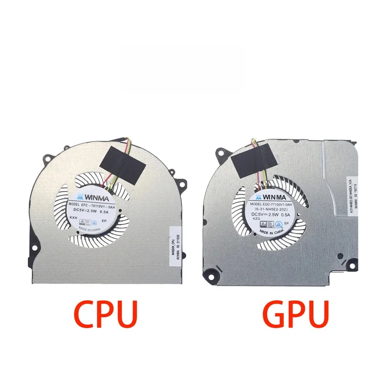 Вентилятор охлаждения процессора ноутбука EGC-77100V1-0AH для Hasee Z7M-CT5NA Z7M-CN7NA Z7M-CT7NK T58-V