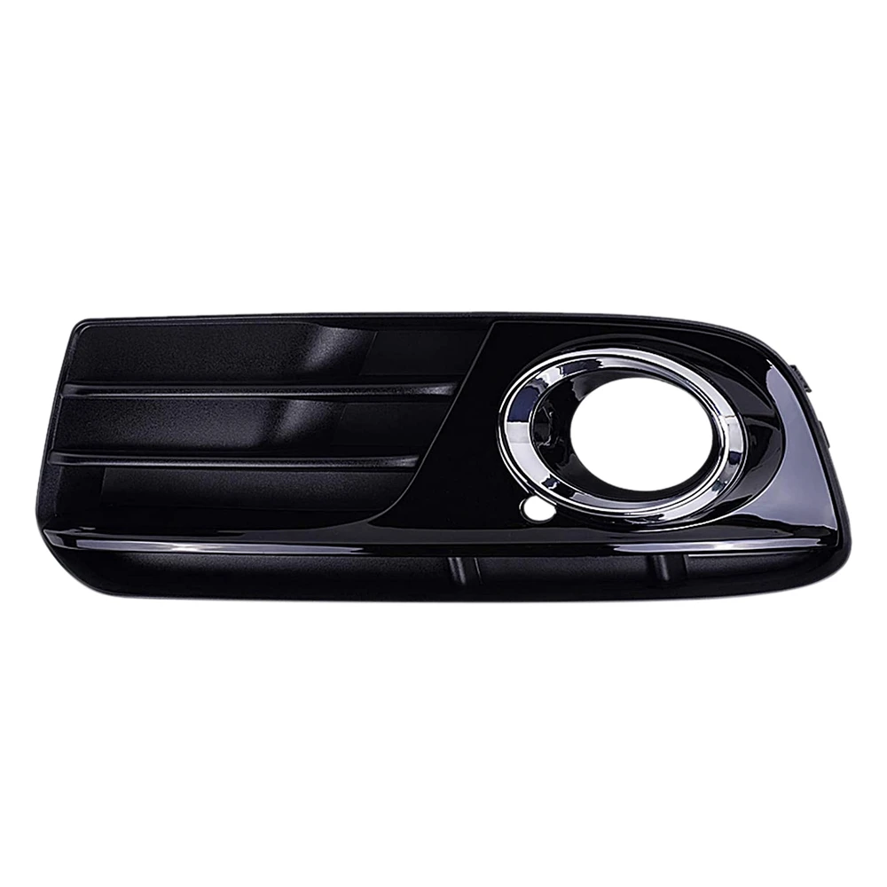 

Glossy Black Front Bumper Lower Fog Grill Grilles Insert Left Driver Side for-Audi Q5 2013-2015 8R0807681M