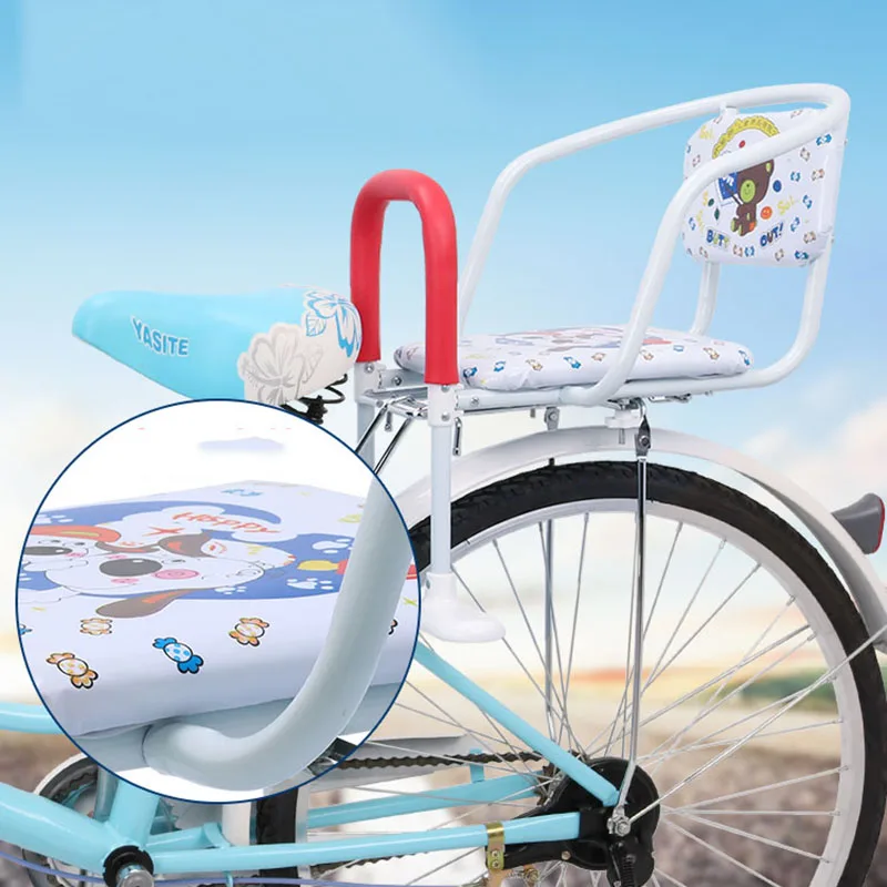 

Rear Cover Bicycle Saddle Carrier Electric Baby Racing Mtb Saddle Bench Children Scooter Leather Fahrrad Sattel Bike Saddle