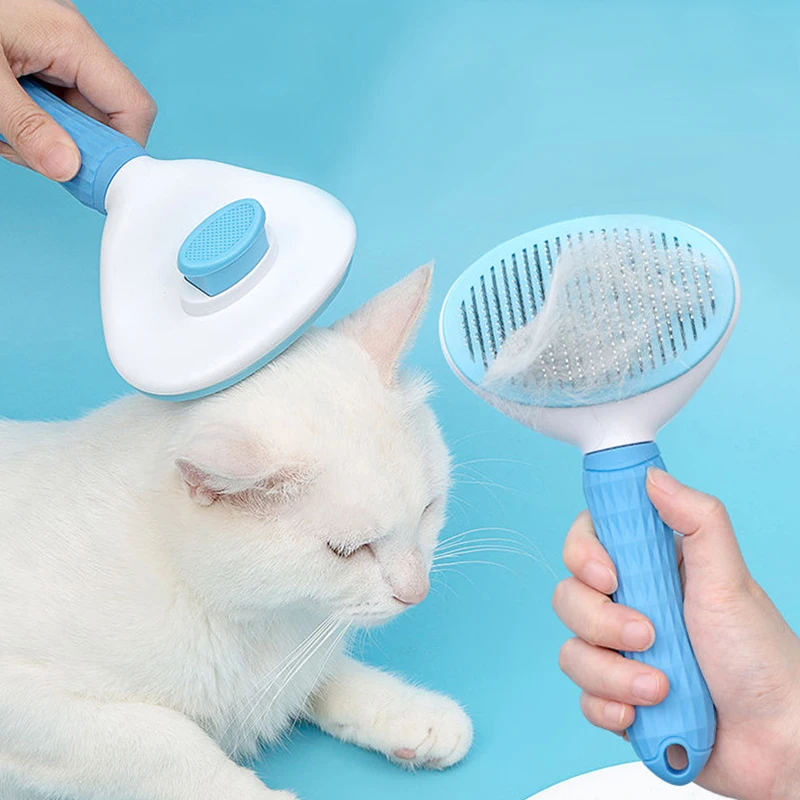 

Pet Comb Hair Removal Comb Brush for Cats Dogs Animal Hair Cleaning Brush for Long Hair Mitten Needle Pet Products Hair Brush