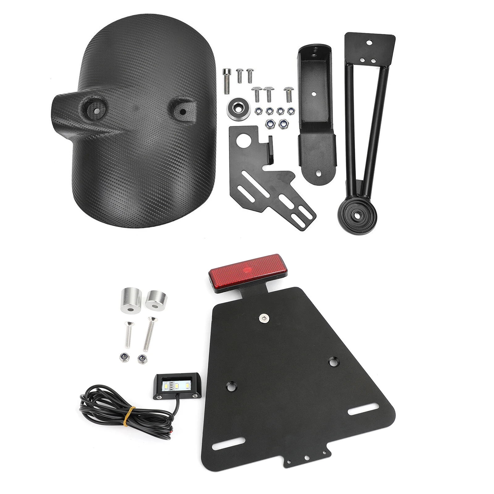 

Крыло заднего крыла и Кронштейн номерного знака Areyourshop для Honda CRF1000L DCT 2016 2017 2018 2019