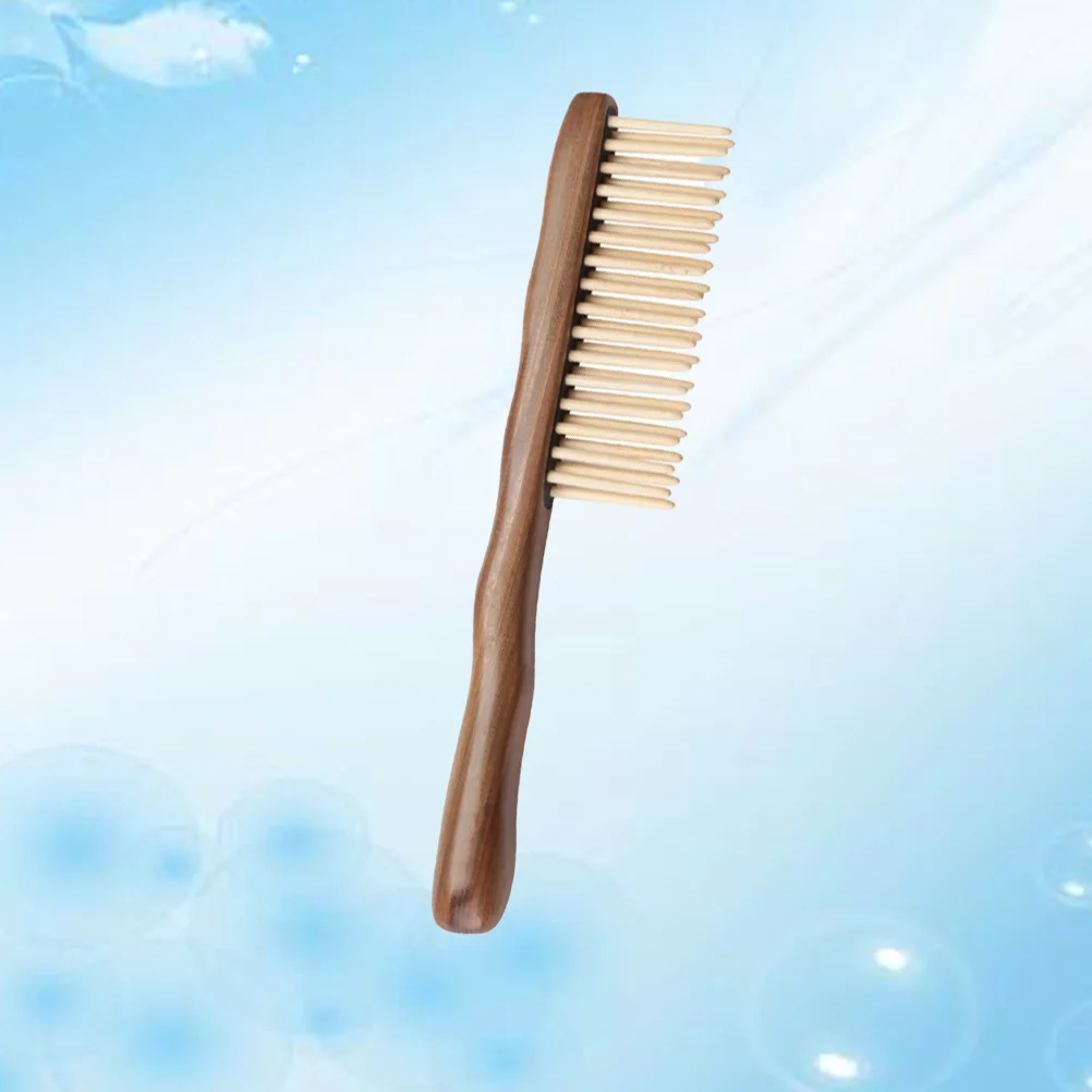 

Comb Hair Barber Menstyling Pick Beard Wooden Sandalwood Pocket Accessories Hairdressing Static Anti Brush Woodwide Teethed Row