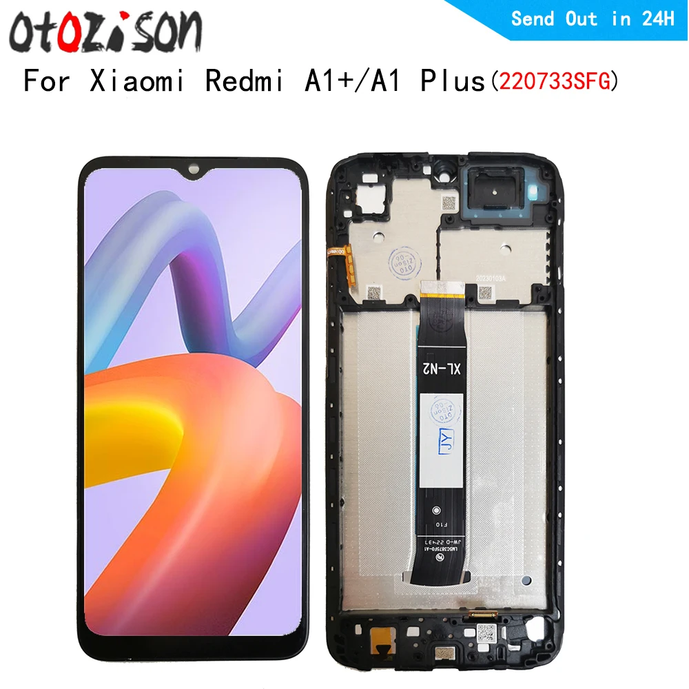 ЖК-дисплей IPS 6 52 дюйма для Xiaomi Redmi A1 + 220733SFG с сенсорной панелью дигитайзер рамкой в