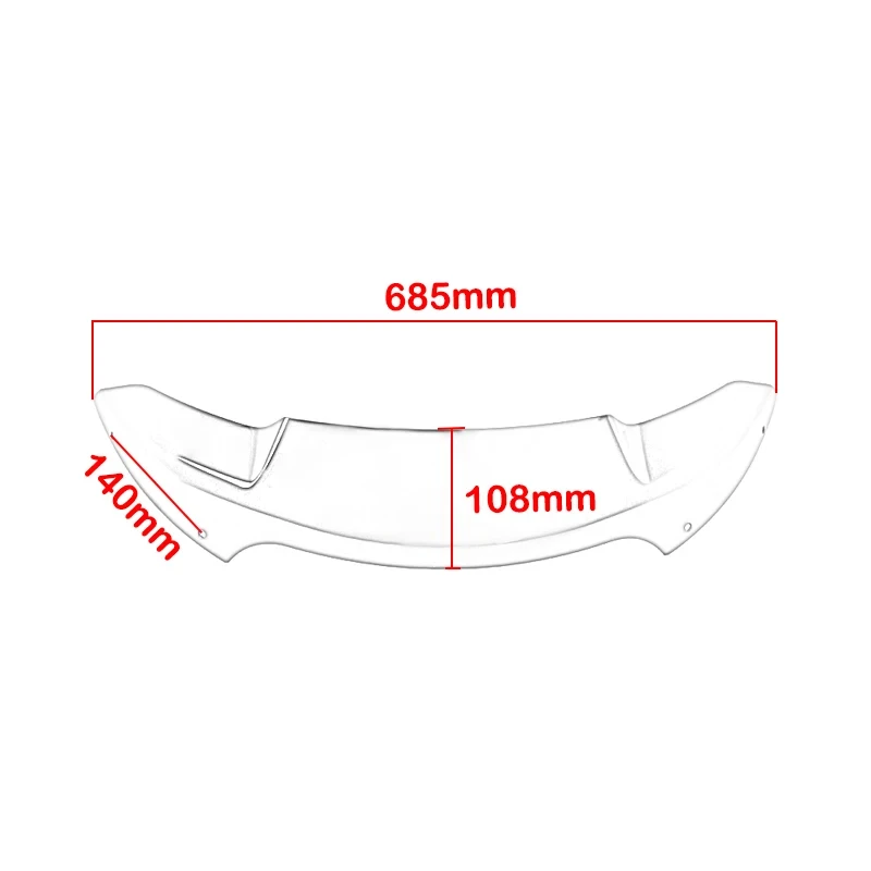 4 5-дюймовый верхний обтекатель лобового стекла для Harley Touring Road Glide 2015-2020 2021 2022 Special