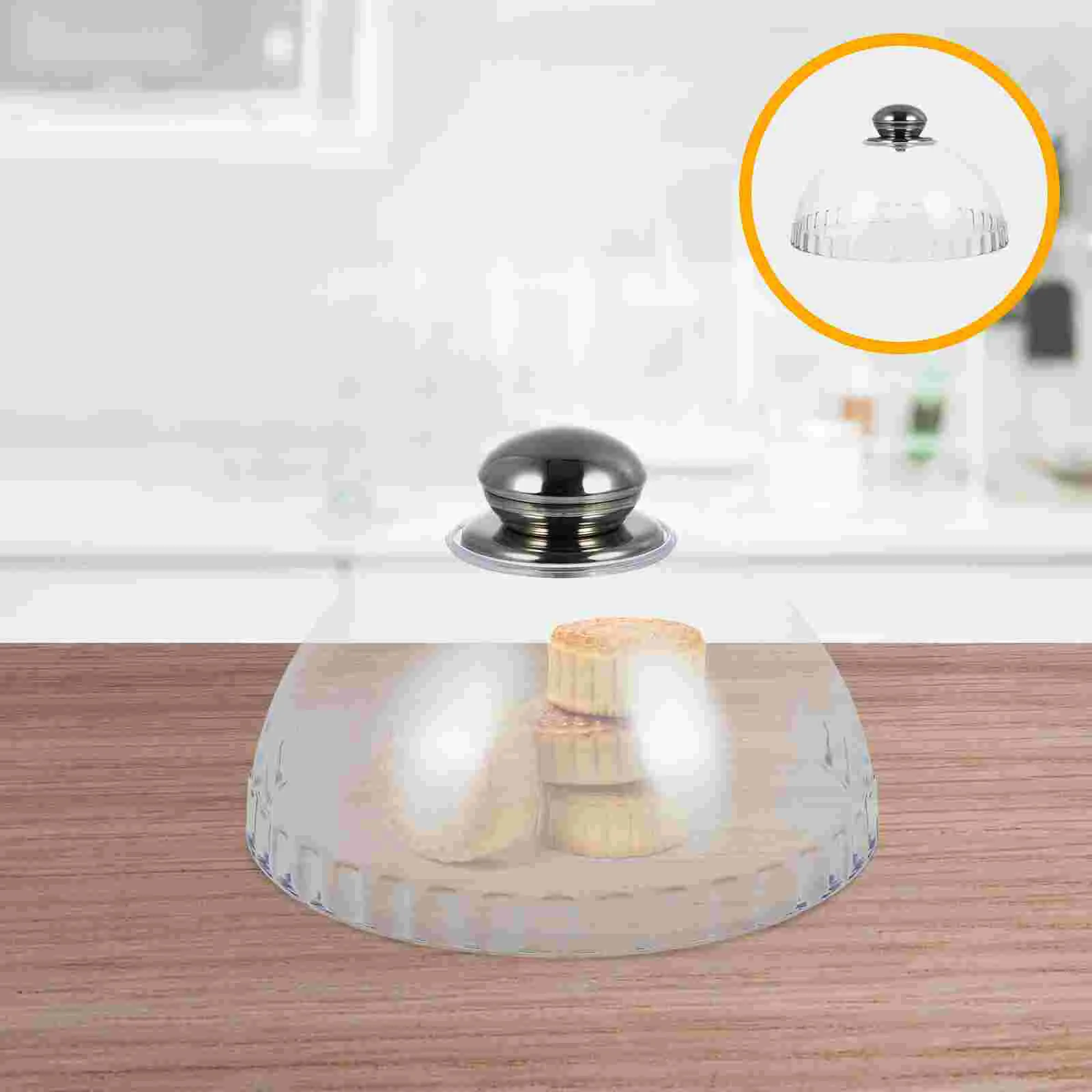 

Food Cover Plastic Cake Tray Cover Transparent Kitchen Dessert Protective Cover