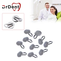 drdent dental orthodontic bondable traction hook lingual button round orthodontic attachment lingual accessory 10pcs