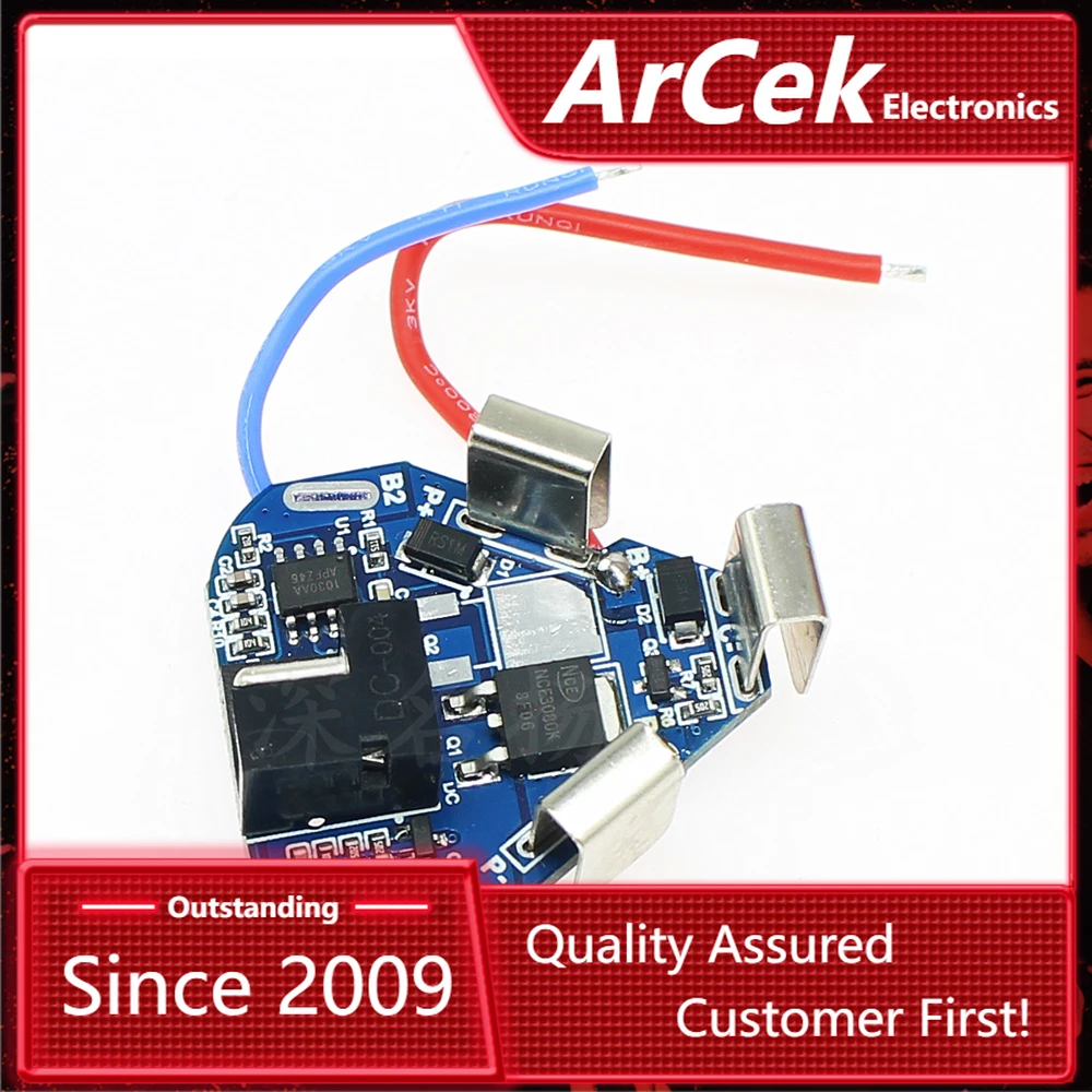 

3S 12.6V 6A BMS Li-ion Lithium Battery Protection Board 18650 Power Bank Balancer Battery Equalizer PCB Board for Electric Drill