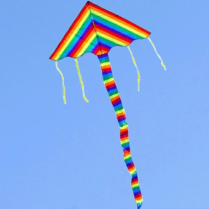 Бесплатная доставка Радужные дельта-воздушные змеи для детей воздушные катушка