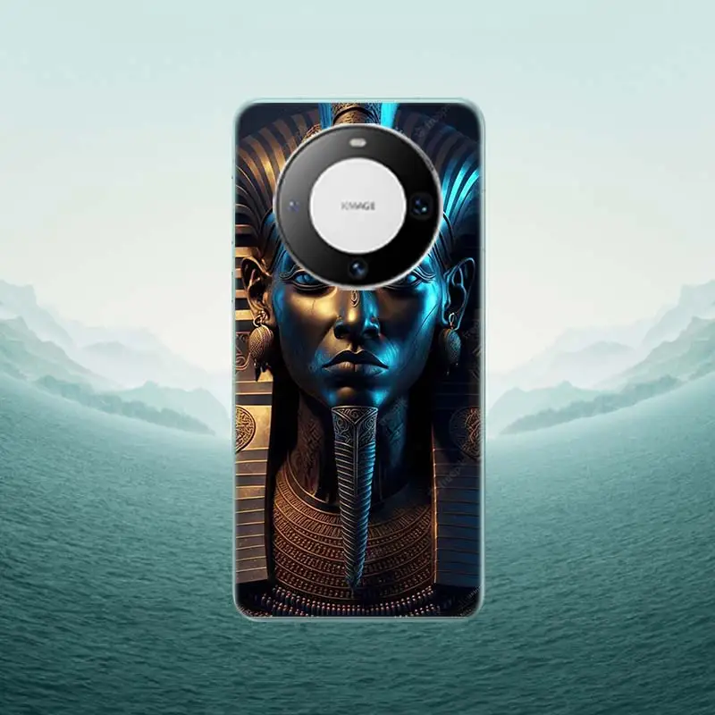 Чехол для телефона с египетским фараоном Huawei P40 Lite P50 Pro P30 P20 P10 Y5 Y6 Y7 Y9 2019 Mate 30 20 10