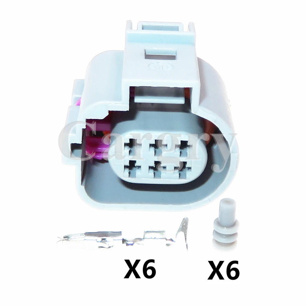 

1 комплект 6P 1J0973713G 42121200 автомобильные аксессуары Автомобильный клапан рециркуляции отработавших газов Водонепроницаемый проводной соединитель для Audi VW