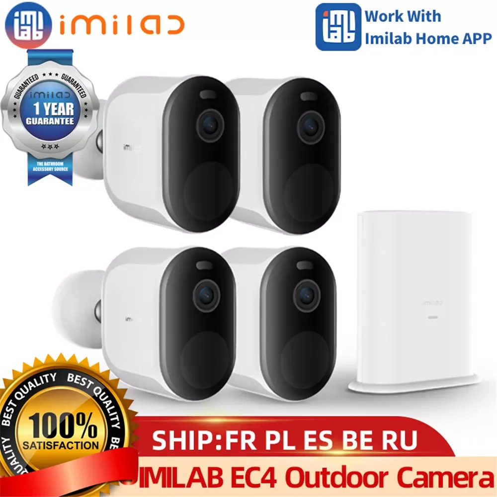 

IMILAB EC4 Outdoor Camera Wireless 4MP IP Video Surveillance System Solar Spotlight WiFi Smart Home Security Protection CCTV Cam