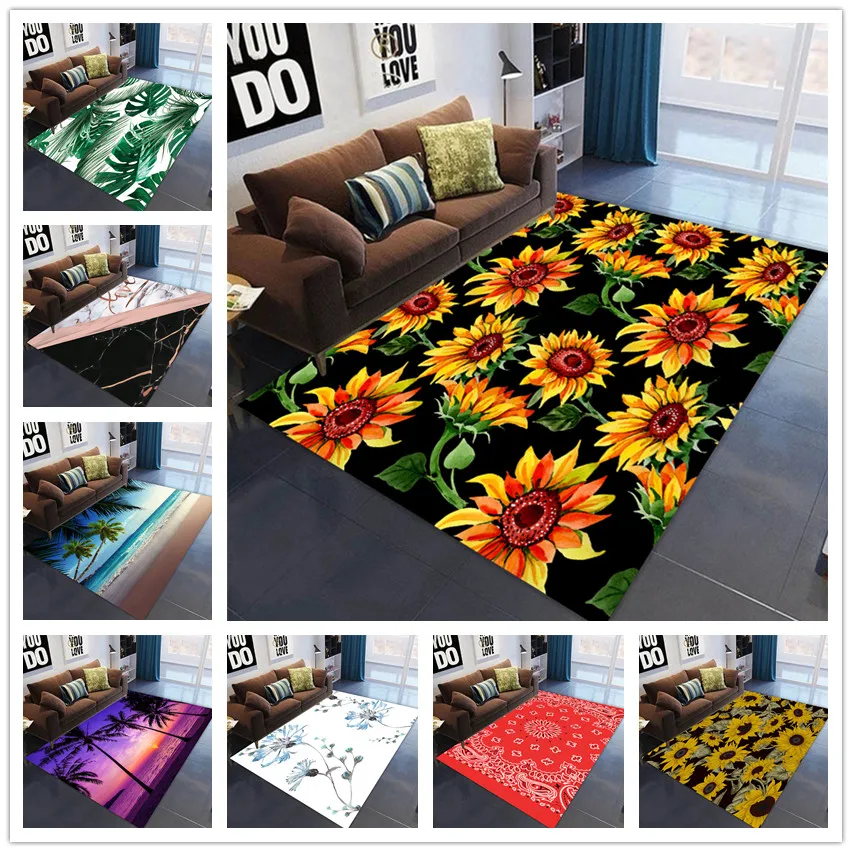 

Flower Rug Bedroom Mat Palyer Carpet For Gameroom Door Mat Home Decoration Playgameroom Rug Tapetes De Sala