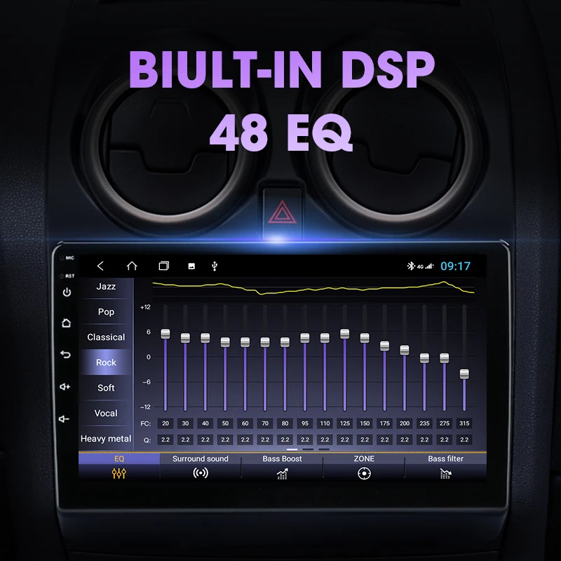 vtopek 9 4g carplay dsp rds 2din android 11 car radio multimedia video player for nissan qashqai 1 j10 2006 2013 navigation gps free global shipping