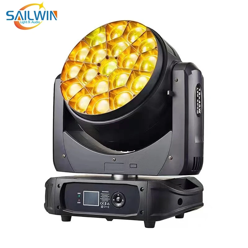 Сценическое освещение Sailwin CE 1940 19X40W RGBW K15 Big Eye DJ ZOOM Светодиодный светильник с