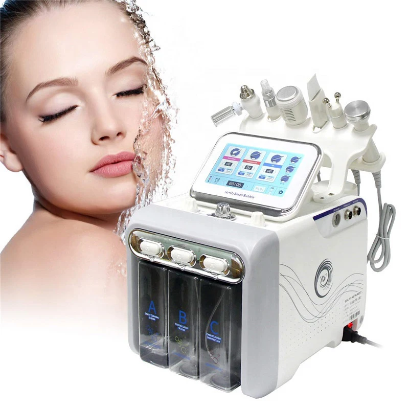 

6 in 1 Small Bubble Skin Care Instrument Oxygenation Hydro Facial Beauty Machine Professional Peel Skin Machine