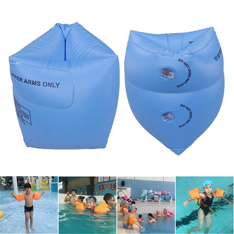 

1 Pair PVC Inflatable Arm Safety Training Swim Ring Buoyancy Air Sleeve Arm Swimming Ring swimming equipment for kids adults