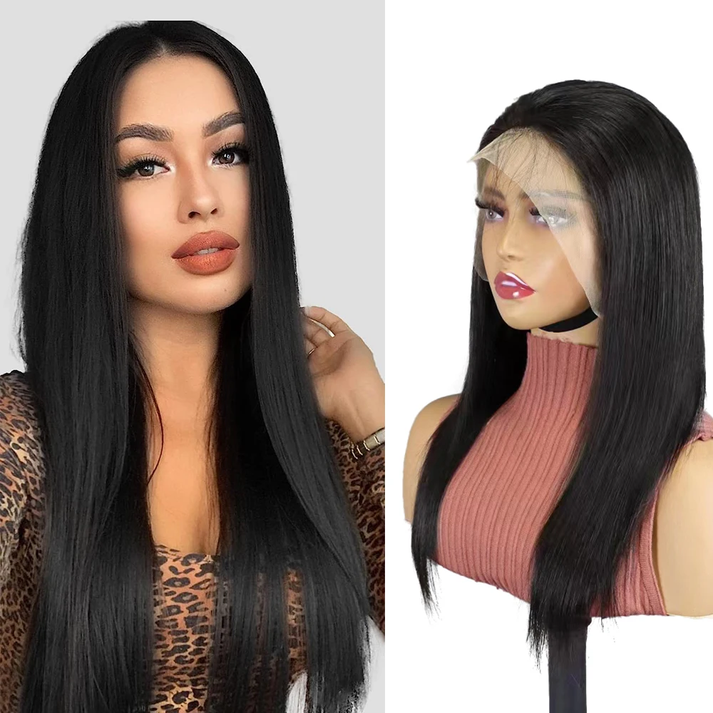 Bone Straight Human Hair Wigs For Women