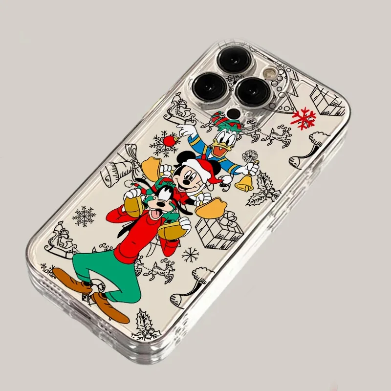 Рождественский чехол для телефона Disneys Mickeys Minnies Infinix Hot 50 40 30 30i 20 20i 12 12i 11 1010i 10s 9 8 Play