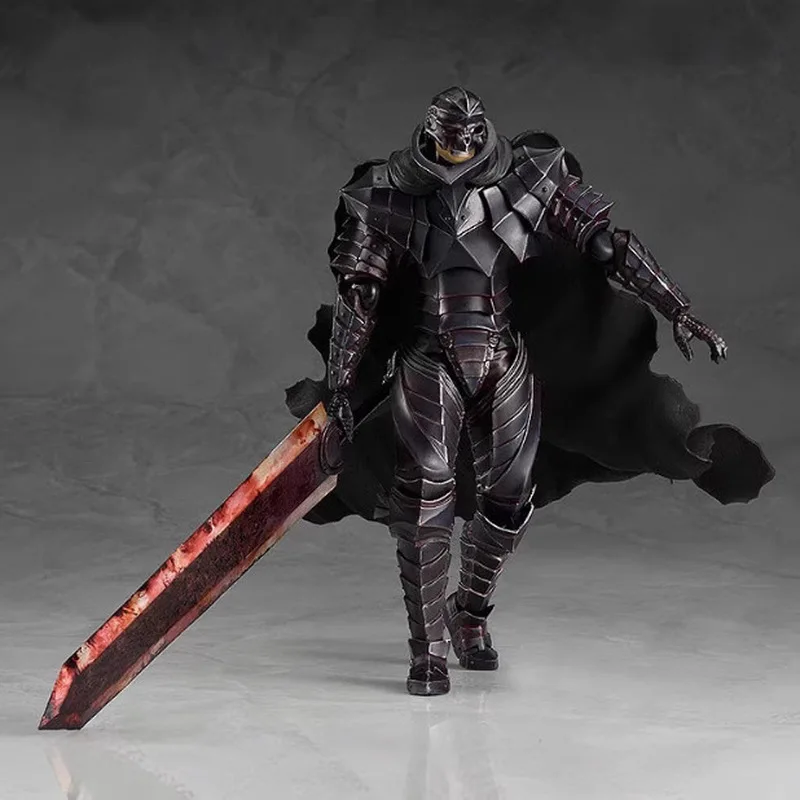 Фото Фигурка Guts в броне Берсерка (Berserk) Figma 410, аниме-модель, игрушка с аксессуарами, подставкой, мечом, сменными руками, коллекционная №1