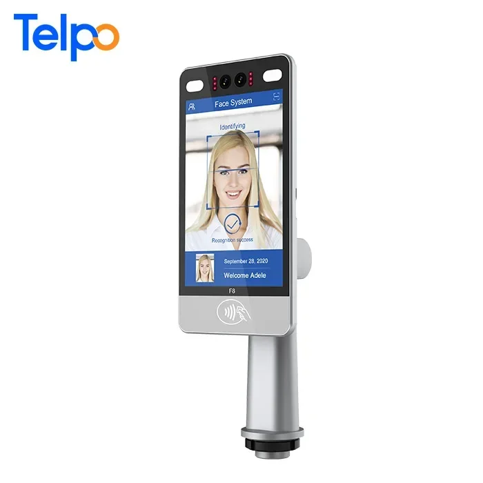 8-дюймовая школьная умная система распознавания лиц Telpo с RFID-считывателем