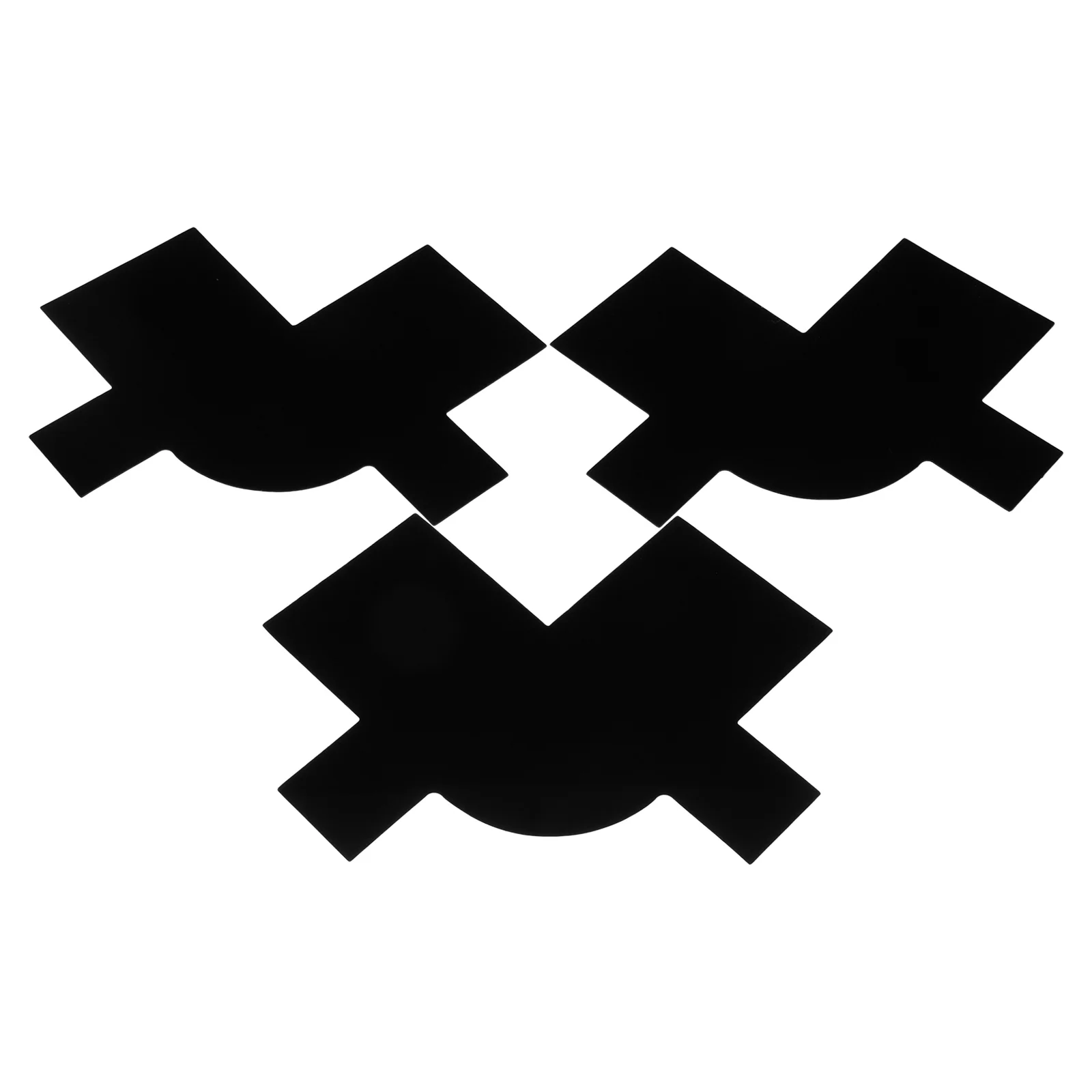 3 шт. шаблон для стрижки направляющая бороды перегородка линии волос бусины