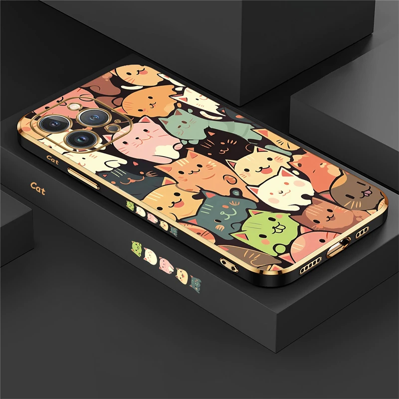 Силиконовый чехол для iPhone 16 15 13 14 Pro Max 12 11 XS XR X 8 7 Plus SE 2022 2020
