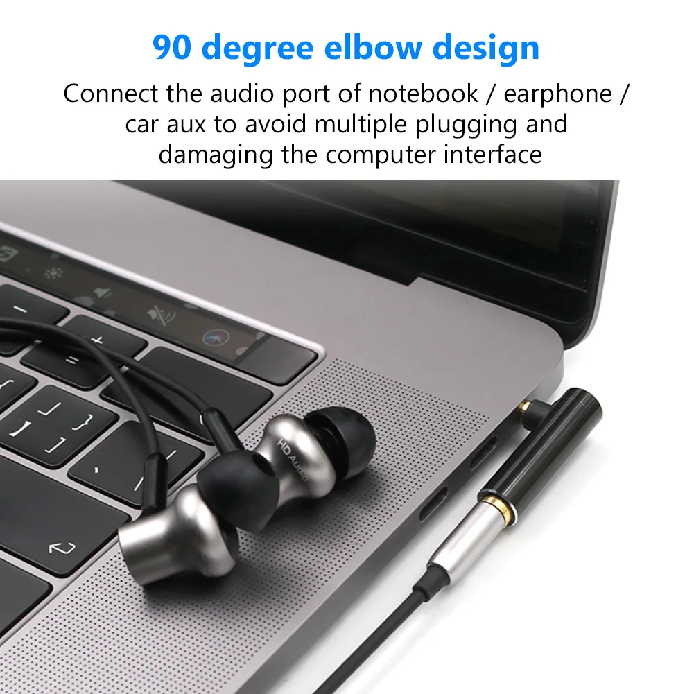 Переходник штырь-гнездо 3 5 мм 90 градусов под прямым углом | Мобильные телефоны и