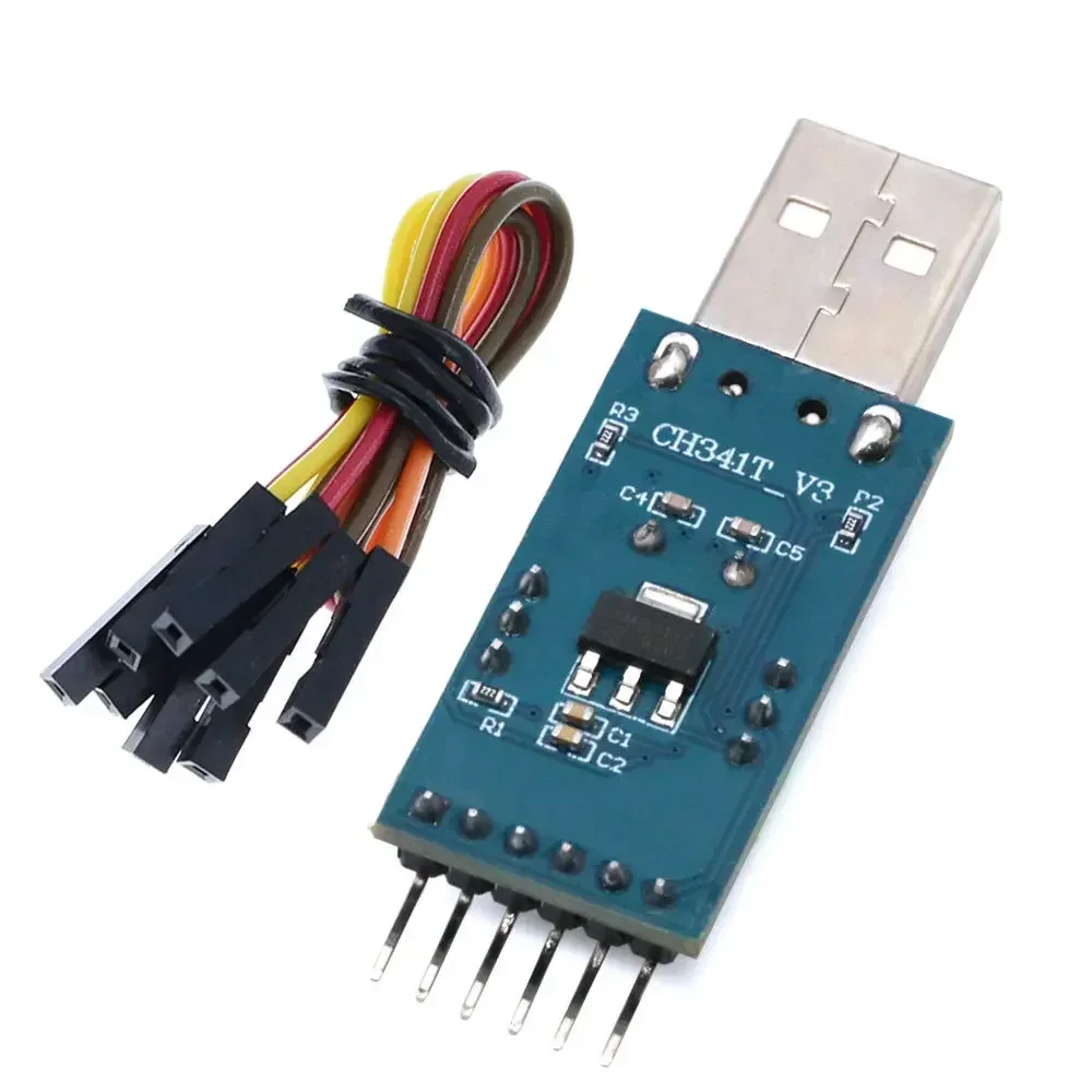 Программатор CH341T USB-I2CUART - модуль последовательного порта TTL 3.3В5В для загрузки и отладки прошивок STCArduino (art.: 3920cd2882ea9) - 3920cd2882ea9