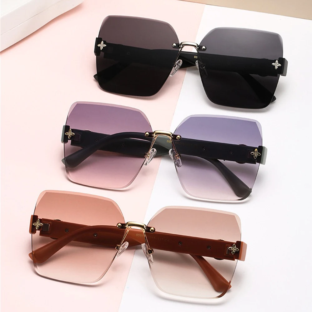 

Square Sunglasses Ultraviolet-proof Summer Oculos De Sol Bicycle Sunglasses Vintage Vintage Fashion Gafas Sol Mujer Shades Uv400