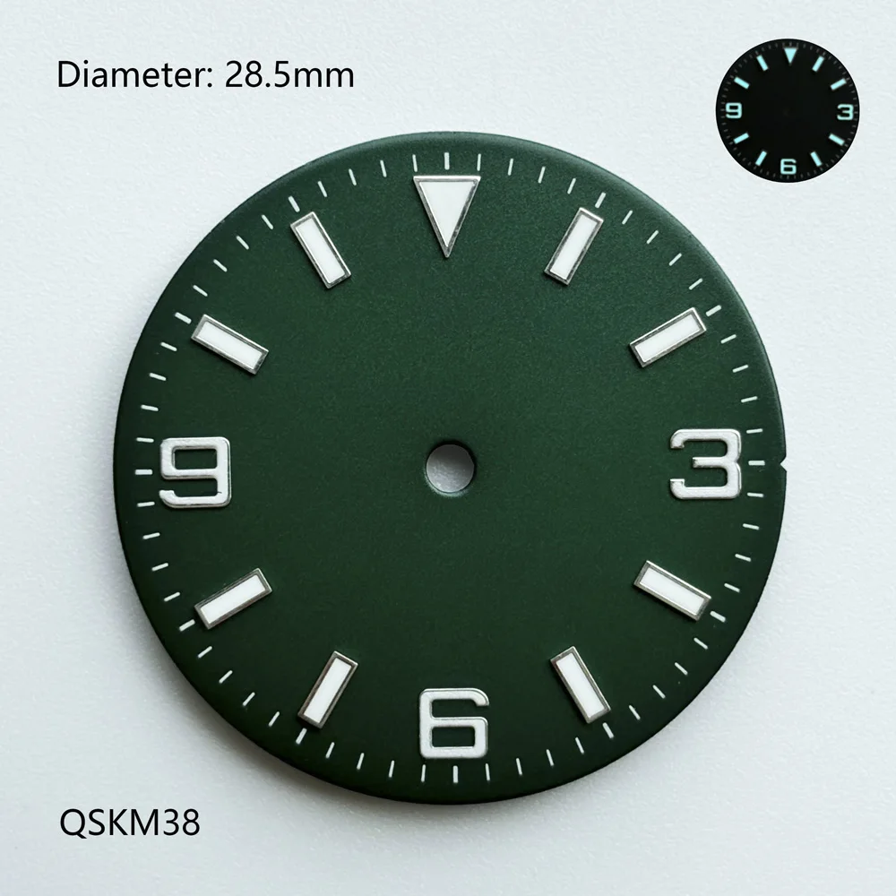 NH35 Стерильный циферблат 28 5 мм 369 Цифровой индекс Детали индивидуального логотипа