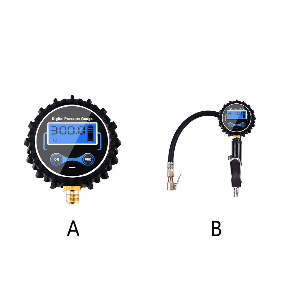 

DF Tyre Inflator Heavy Duty Calibrated Tire Pressure Monitor Tire Filling Device Car Pressures Tester Car Bike Motorcycle