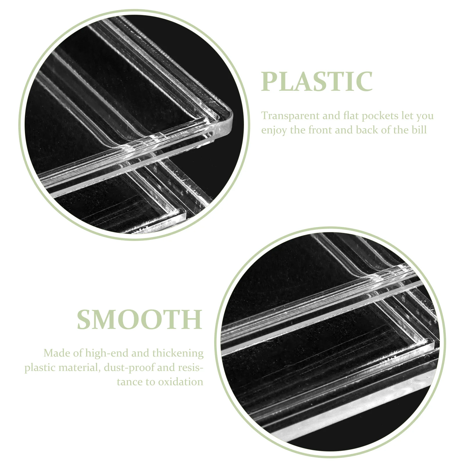 10 шт. держатель для карт кошелек банкноты защитный чехол рукава валюты монета