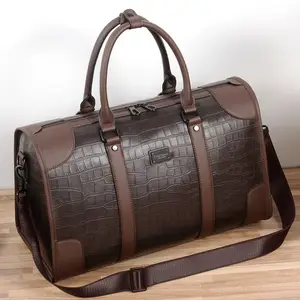 Travel Bag Men's Women Large Capacity Fitness Waterproof Leather Luggage  Printing Boston Shoulder Bags Handbag Messenger - AliExpress