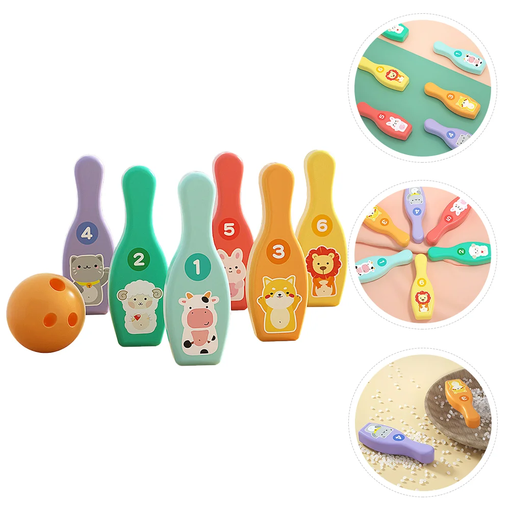 

1 set of Interactive Toys Bowling Game Toys Bowling Educational for Baby