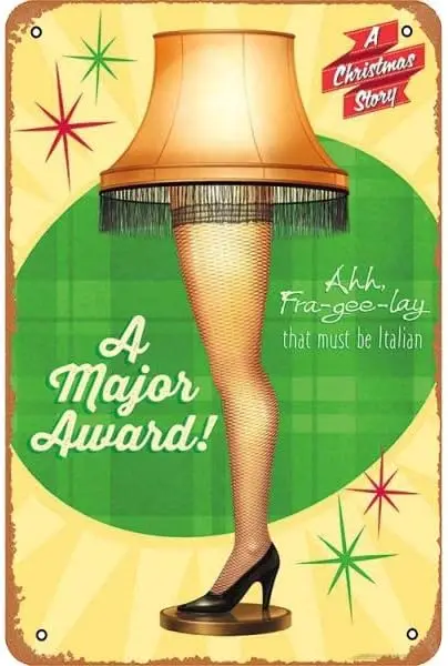 Muecddoa A Christmas Story-лампа металлическая жестяная вывеска в стиле ретро настенная