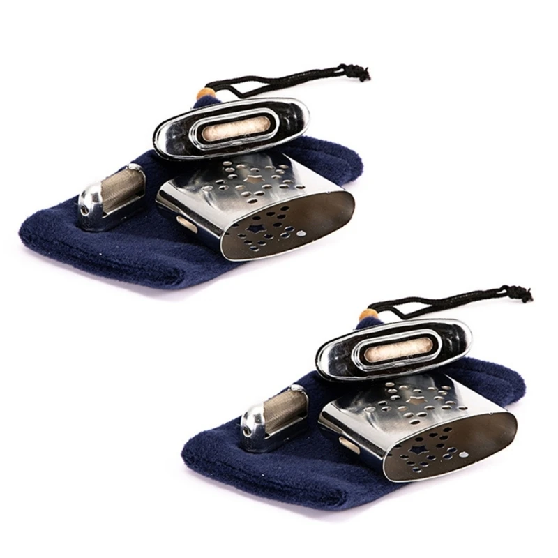 

2pcs Pocket Hand Warmer Outdoor Small Handy Warmer Heater Ultralight Handy Gift Drop Shipping
