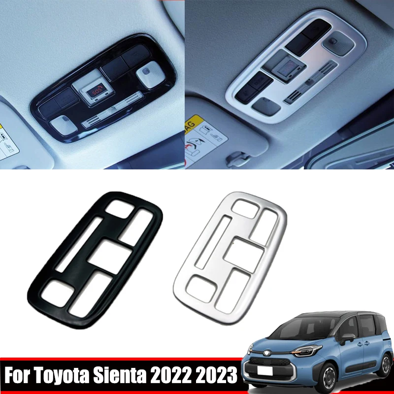 

Декоративсветильник рамка для лампочек для чтения, для Toyota Sienta 10 серии, 2022, абс-пластик, 2023, черного цвета