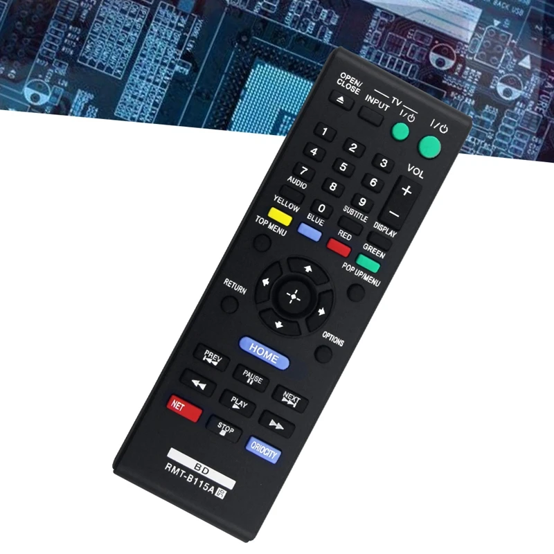 Замените пульт дистанционного управления RMT-B115A для DVD-плеера Sony Blu-Ray BDP-S480 BDP-580